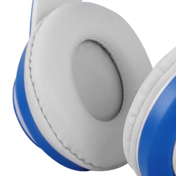 Vikbara Bluetooth-hörlurar HiFi Glödande Effekt Lätt Bekväm Söt Trådlöst Headset Blå
