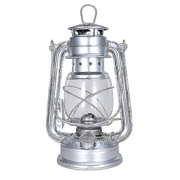 Hängande Lampa Retro Fotogenlampa 25cm för Camping & Heminredning Svart