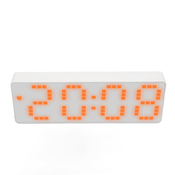 Digital väckarklocka 3 nivåer Ljusstyrka Orange Antal Desktop LED elektronisk klocka med Temp Display för kontor i sovrummet