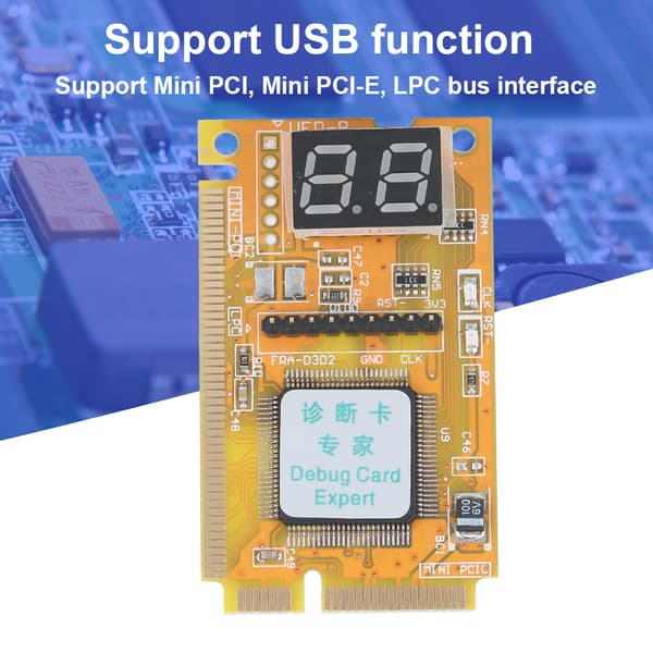 Debug-kortti 3 in 1 TYPE C keltainen ABS-tuki USB-kannettavan tarvikkeet tietokonetarvikkeet