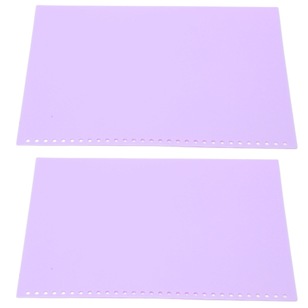 20 st arkpapper A4 30 hål PP-plast för presentation Taro Lila