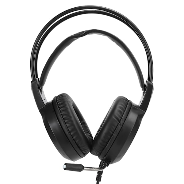 V2000 Gaming Headset Støyreduksjon Mikrofon Hodetelefon 3,5 mm Plugg Øretelefon med LED-lys for PC/Switch