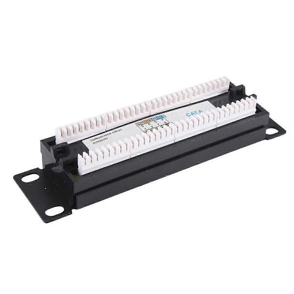 CAT6 8 Porte Patch Panel Rack Netværk 10 Tommer 1U Rack med RJ45 Stik