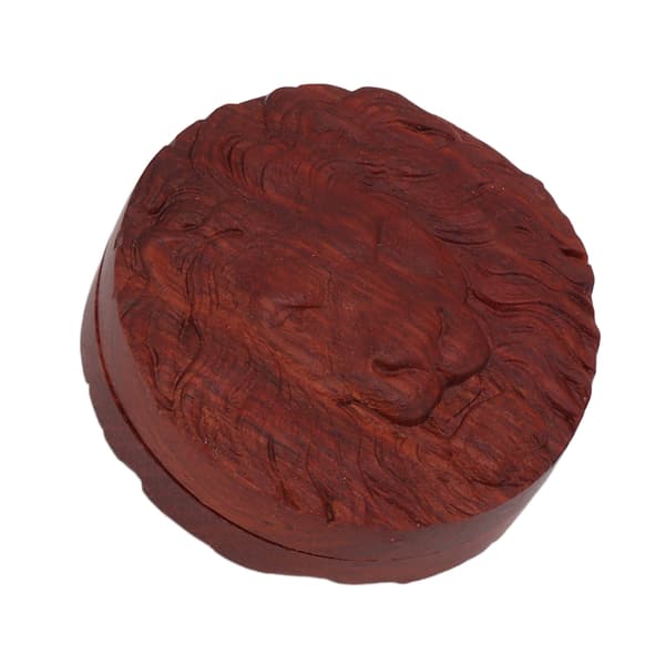 Magnetisk Push Slider Stresslindring Håndlaget Rosentre Utformet Roterende Fidget Leker for ADHD Løvehode