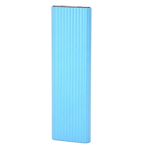 SSD-kabinet M.2 NGFF SATA-adapterboks B-nøgle B+M-nøgle Ekstern harddisk-etui til Win Xp/7/8/(Blå) Bleu