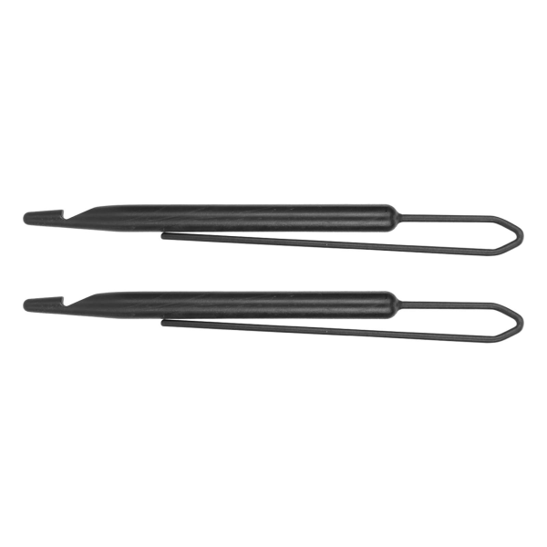 2 stk Dreadlock Heklekrok Dobbel Endet Sterk Plast Anti Slip Dreadlock Interlocking Verktøy for frisyrer DIY
