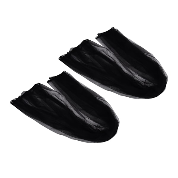2 stk Tulle Elegant Stil Lyse Farger Komfortabel Lett Vekt Bryllup Dekorative Tilbehør for BursdagSvart