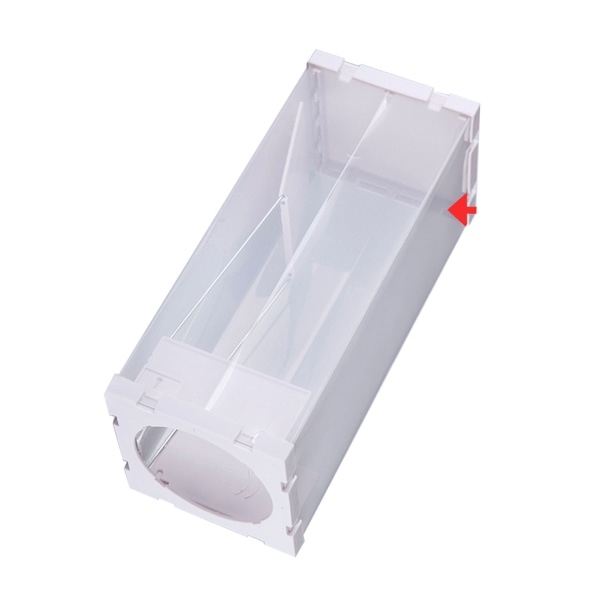 Mössfälla Vit Transparent Kompakt Hopvikbar Känslig Pedal PP Material Råttfångare Bur för Hem