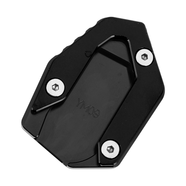 Parkeringsstöd förlängningsplatta AntiSlip sidostödsstöd Passar för Yamaha MT 09/FZ 09/FJ 09(Svart )