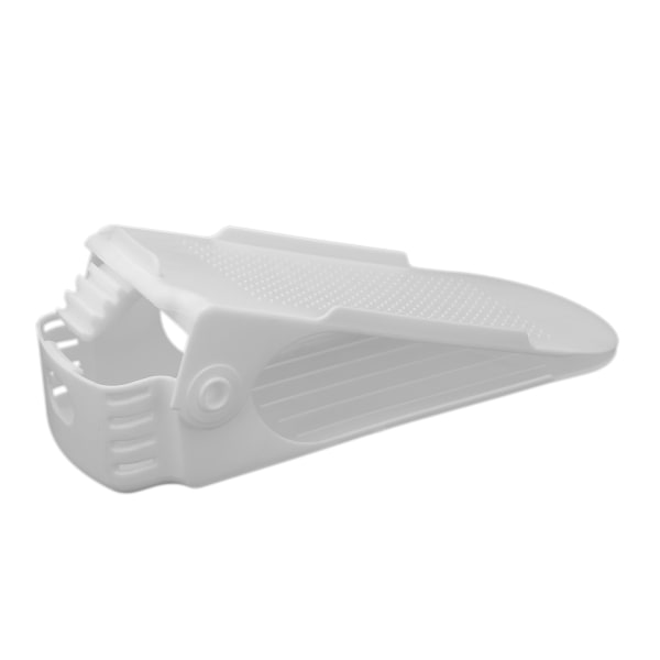 Shoe Slots Space Saver Organizer Double Layer Shoe Sandaler Förvaring Shoe Stacker HolderWhite