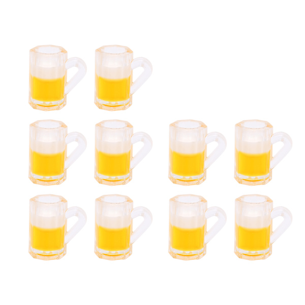 10 st 1:12 Dockhus Ölkrus Modell Miniatyr Bar Ölkrus Leksak Dekoration Tillbehör Ölkrus med Skum