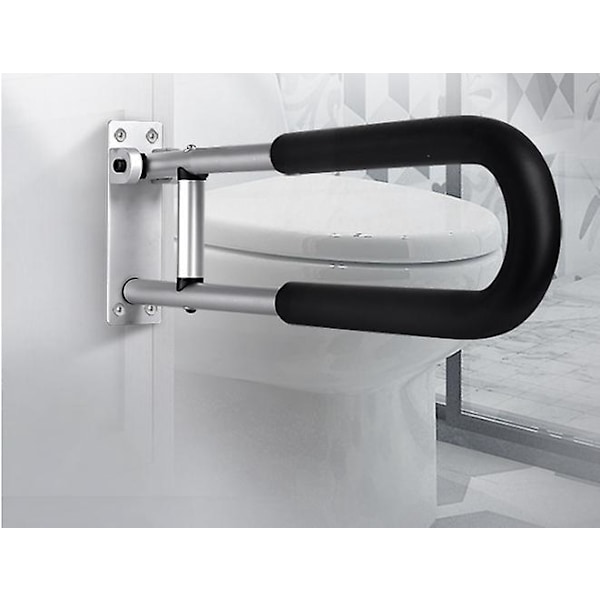Løftbar Toilet Støttebøjle, Handicap Toilet Støttebøjle, 60cm Anti-Slip Badeværelse Brusebad Støttebøjle Til Personer, Skadede Eller Postoperative