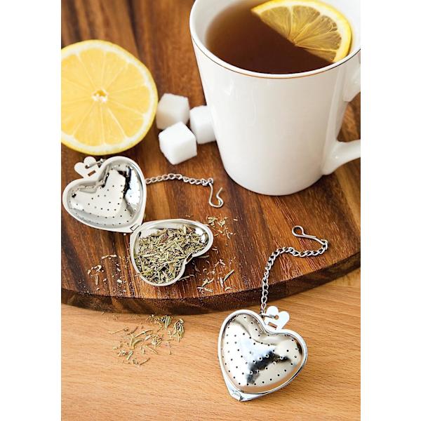Rostfritt Stål Teinfuser - Hållbar och Kompakt, 0,6 cm x 4,4 cm x 15,7 cm