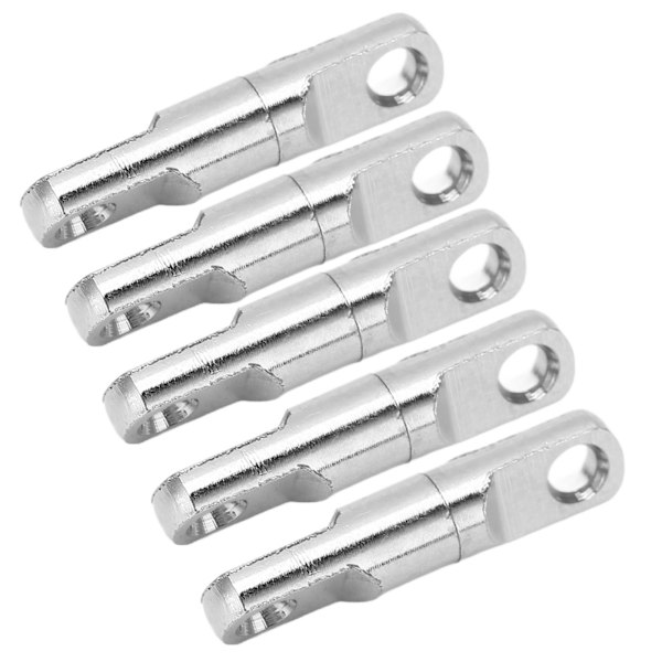 5 st/set Rostfritt stål Kolumn Typ 360° Roterande Lager Swivels Fiske Swivels Hook Connector3.5#