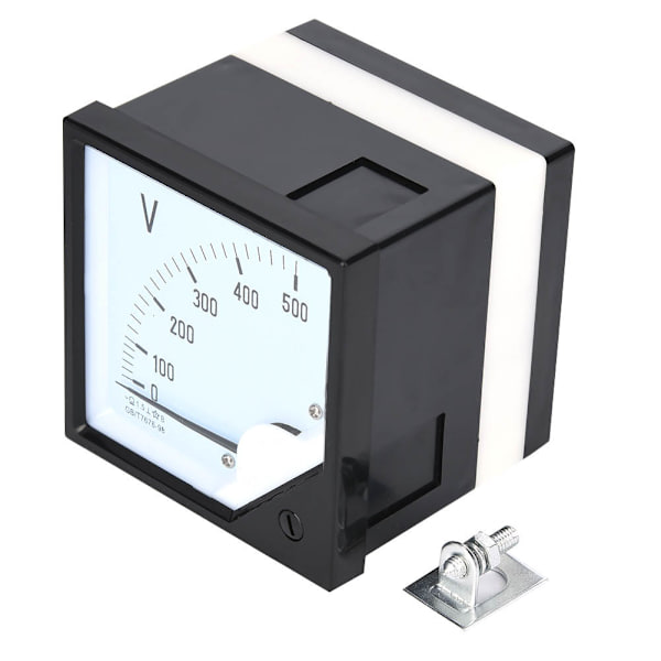Firkantet panel voltmeter analog voltmeter AC 0-500V til elektroniske kontrolenheder