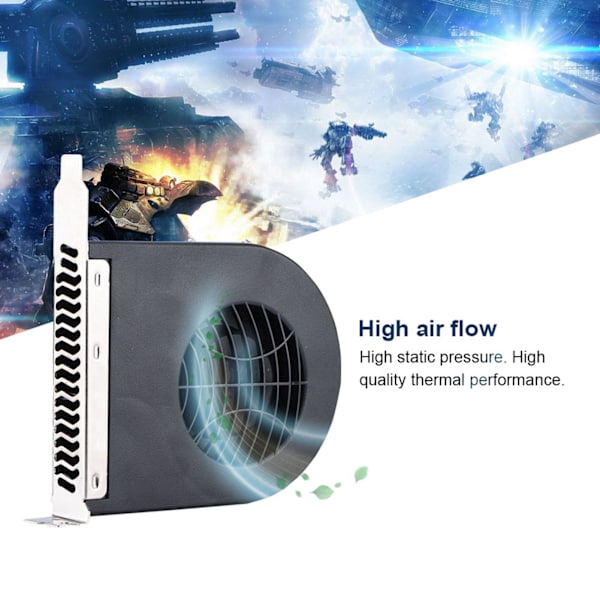 Mini System PCI Slot Blæser CPU Kabinet DC Køleventilator Nye Køleventilatorer PCI Til Computer