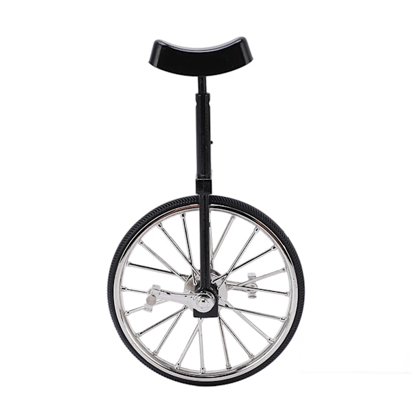 Mini unicykel model i høj simulation holdbar robust legering udsøgt design bred anvendelighed mini unicykel ornament