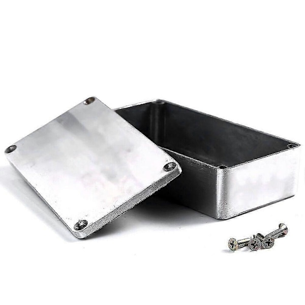 1590B Gjuten Metall Aluminiumlåda Kapsling för Gitarr Effektpedal
