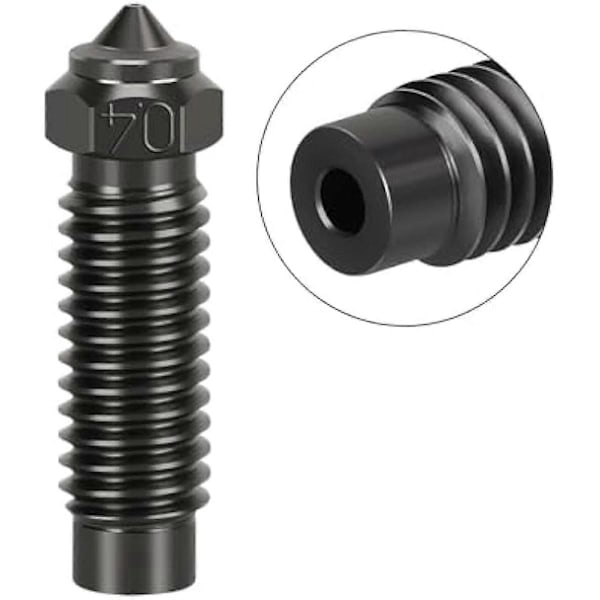 3D-skrivare Extruder Hotend Munstycken Kit Härdat Stål Munstycken
