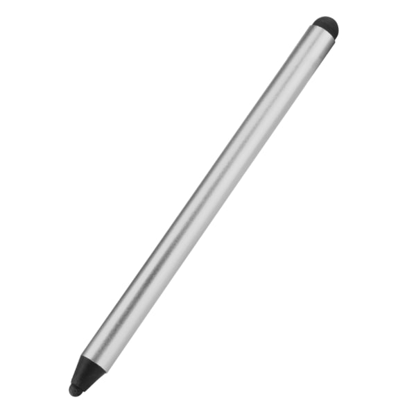 Dubbel användning Kapacitiv Universal Touch Screen Pen Stylus för alla mobiltelefoner Surfplatta (grå)