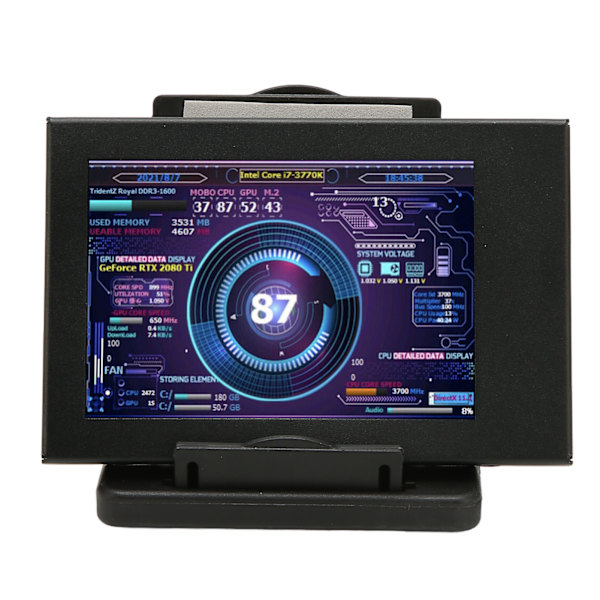 3,5 tommer IPS USB Mini Skærm PC CPU RAM Data Temperatur Monitor Skærm til RPi til Linux til Windows