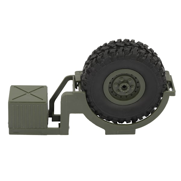 RC-autojen koriste-osat vararengas sopii WPL B36 B-36 B36K B36KIT 1:16 Military RC -kuorma-autolle/autolle