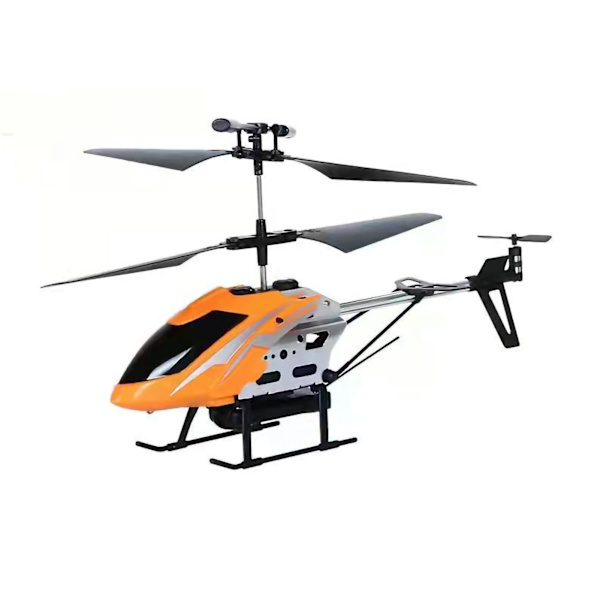 2,4 GHz fjärrkontrollhelikopter med kamera Mini RC Copter Flygplan Modell Leksak för barn Vuxna Nybörjare Gul