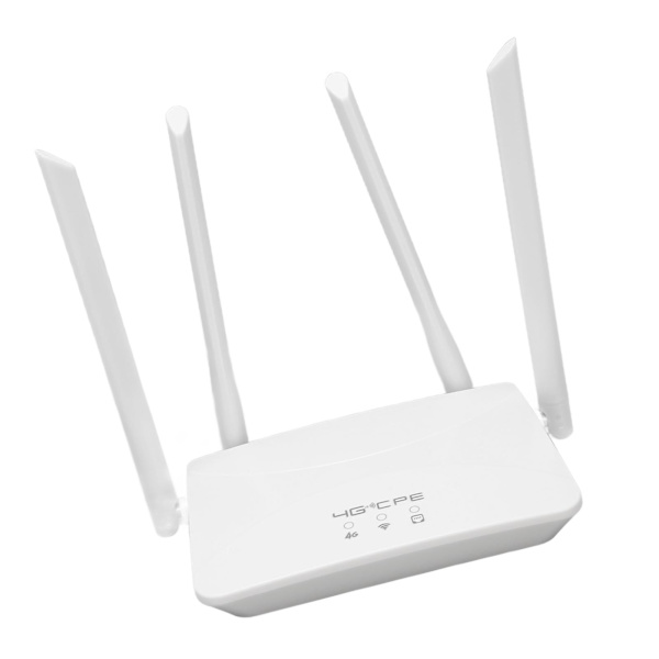 4G LTE trådløs router professionel 300 Mbps mobil WiFi router med 4 stk. antenner til B1 3 5 40 til asiatisk område 100-240V EU-stik