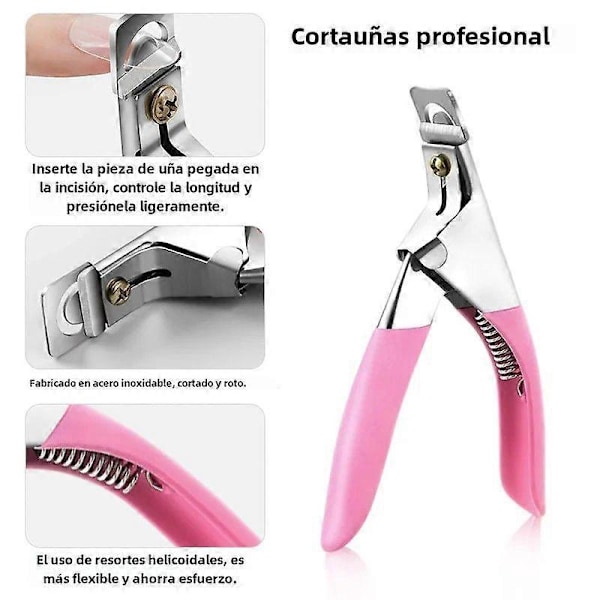 4-delars Professionell Manikyrset med Nagelsax och Dödhuds Remover, Rostfritt Stål Nagelverktyg ZH200-18