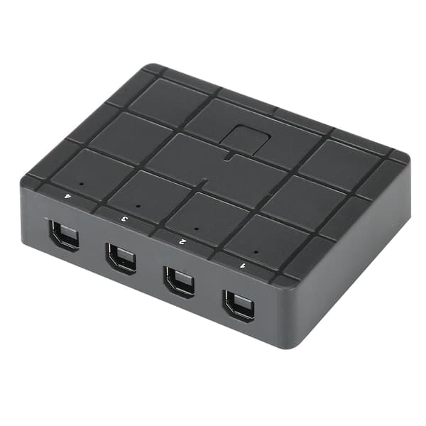 USB Splitter 4-i-1 Switcher Computertilbehør til Windows 98 / ME / 2000 / XP / Windows 7 / Windows 8.1