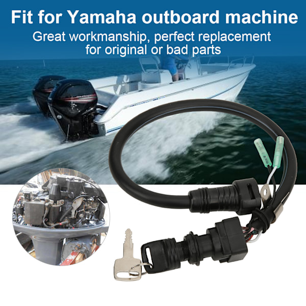 7-kärnig kabelstamme passar för Yamaha utombordsmotor fjärrkontrollbrytare 688-82590-04