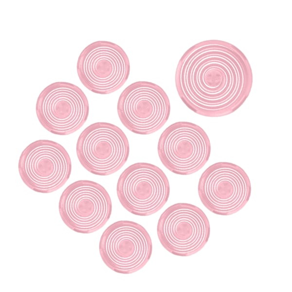 12 st Arcade-knappskydd 20,2 mm 25,3 mm Mekanisk tryckknappsskydd för Kailh för Cherry för Akko för Glorious-switchar Rosa