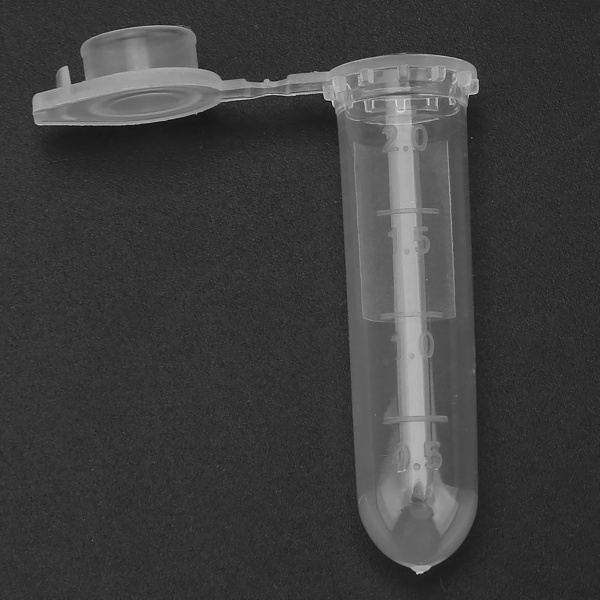 0,5ml/2,0ml/10ml Centrifugerör Plastflaska Förvaringsbehållare Provrör för laboratorium (2ml)