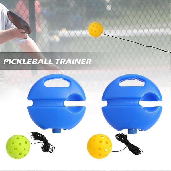 Pickleballtræner 40 huller Pickleballbold Bundplade Træningshjælpemiddel Green