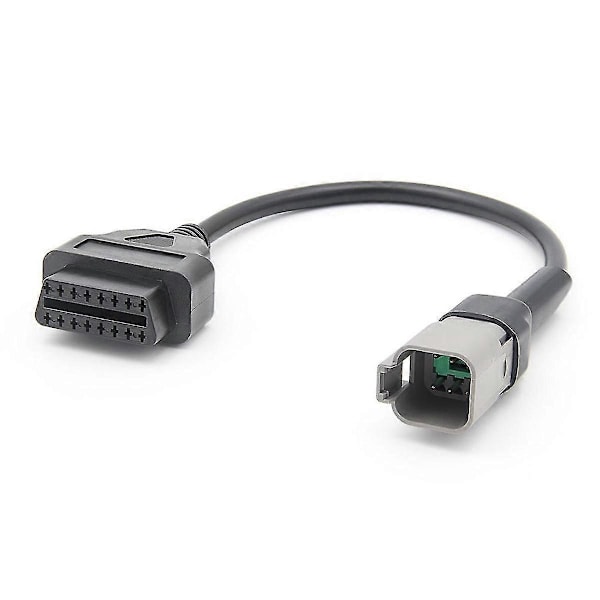 6PIN til 16PIN Diagnostisk OBD2 Kabel Adapter, OBDII Scanner Erstatning kompatibel med CAN AM ATV UTV Motorcykel Cykel Værktøj