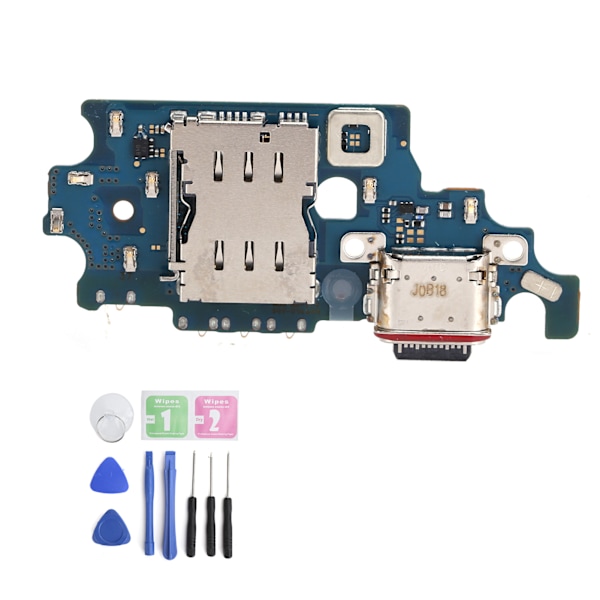 USB-laddningsport Dock-kontaktkort för Samsung S21 5G G991B G991F med verktyg