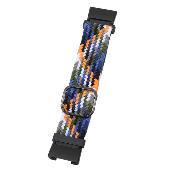 Elastisk urrem til Redmi Watch 2, justerbart legeringsstik, vævet nylon sportsurrem, denimfarve