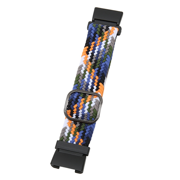 Elastiskt watch för Redmi Watch 2 Justerbar legeringskontakt Vävt nylon watch Denimfärg