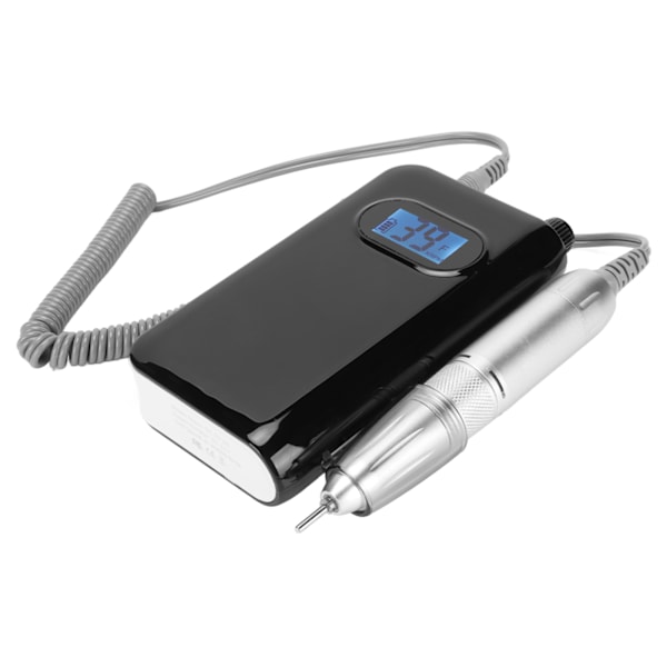 40000 RPM Nagelborrmaskin CW CCW Rotation Värmeavledning Elektrisk spikslipmaskin Svart