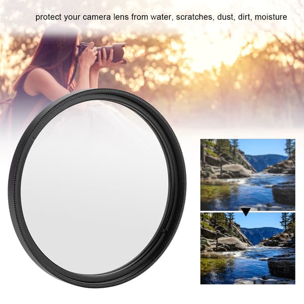 Ultratyn UV-filterobjektiv til DSLR-kameraer 49 mm