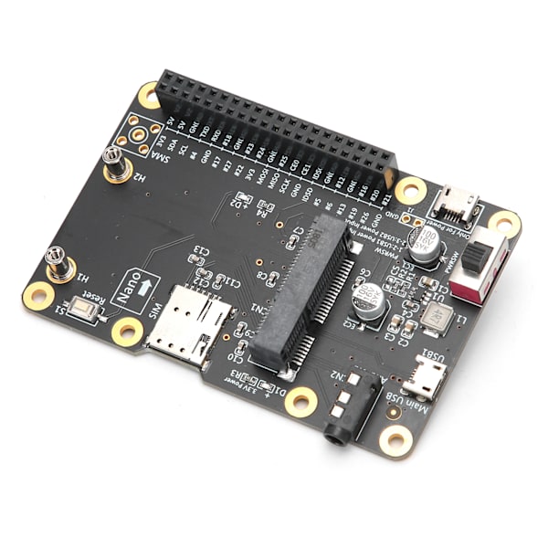 3G/4G LTE-pohjahattu Raspberry Pi 4/3/2/B+ -moduulille, tietokonekortti USB -liitäntään SIM-kortilla