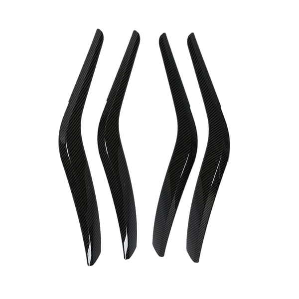 4 stk. innvendige dørhåndtakdeksler, erstatning for X1 E84 2010-2016, karbonfiberstil