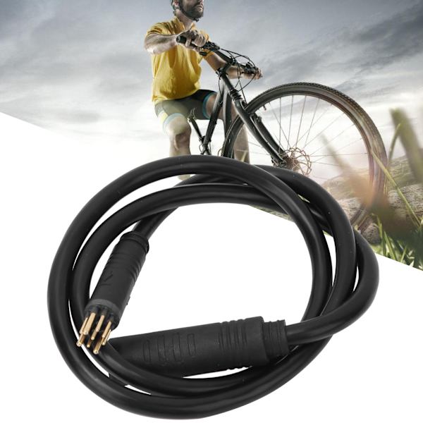9-polet Motor Forlængerkabel til Elcykel Hun til Han Tråd E-cykel Tilbehør (1,5 * 600 mm)