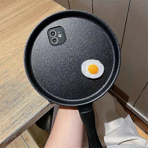 Iphone 14/13/12 Stekte Egg Deksel - Høy Kvalitet og Slitesterk iPhone14Pro