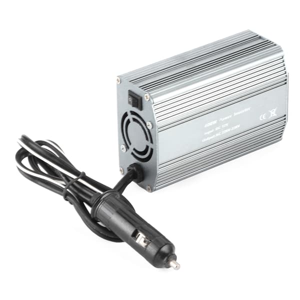 400W Bilstrømspændingsomformer DC12V til AC220V Dobbelt USB-opladningsport med indikatorlys