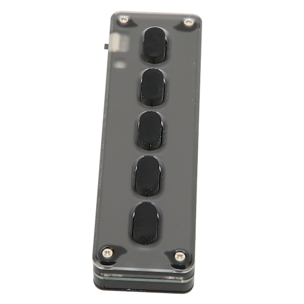 Programmerbart tastatur 5 taster kablet USB trådløs Bluetooth Dual Mode Mini Silikone Lydløs DIY Programmerbart Gaming Tastatur Sort