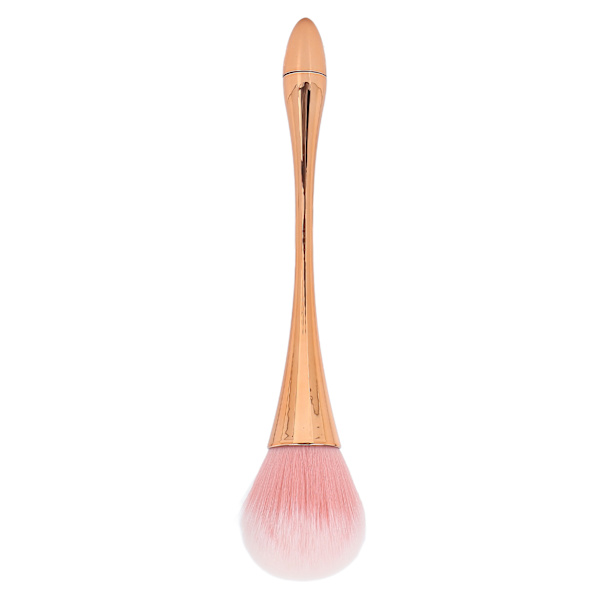 Poskipunasivellin pehmeät hiukset Tyylikäs poskipuna meikkiharja Kosmeettinen työkalu meikkitaiteilijalle (Rose Gold)