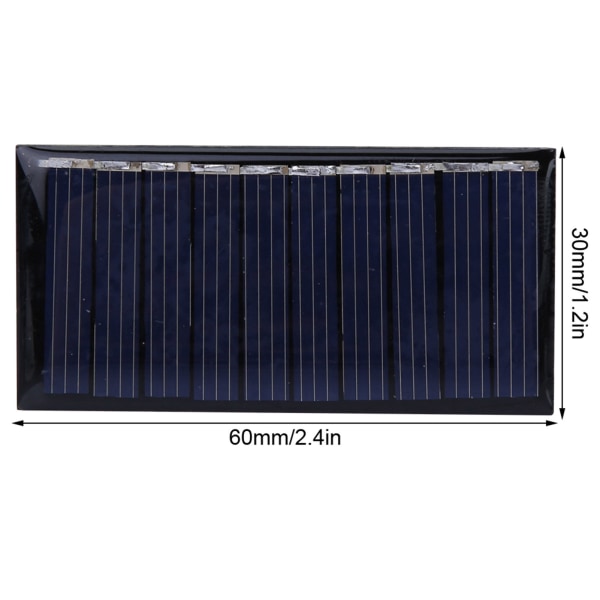 50MA 5V mini solpanel batterioplader polykrystallinsk silicium udendørs opladning strømforsyning