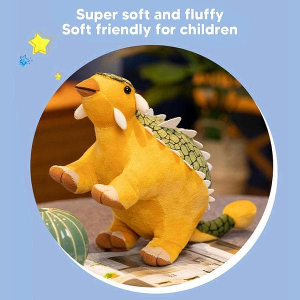 Simuloitu dinosaurusnukkelelu sarjakuva pehmolelu suloinen pehmolelu koriste lapsille