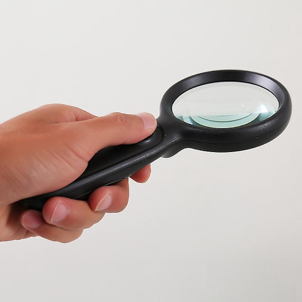 1 st 3X Läsförstoringsglas med LED-lampa; 205X100X20mm Arbetsbelyst Förstoringsglas